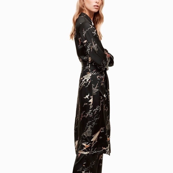 Wilfred ARITZIA Pilier Kimono Robe Jacket Dress NWT XS/S Coat - Picture 5 of 8